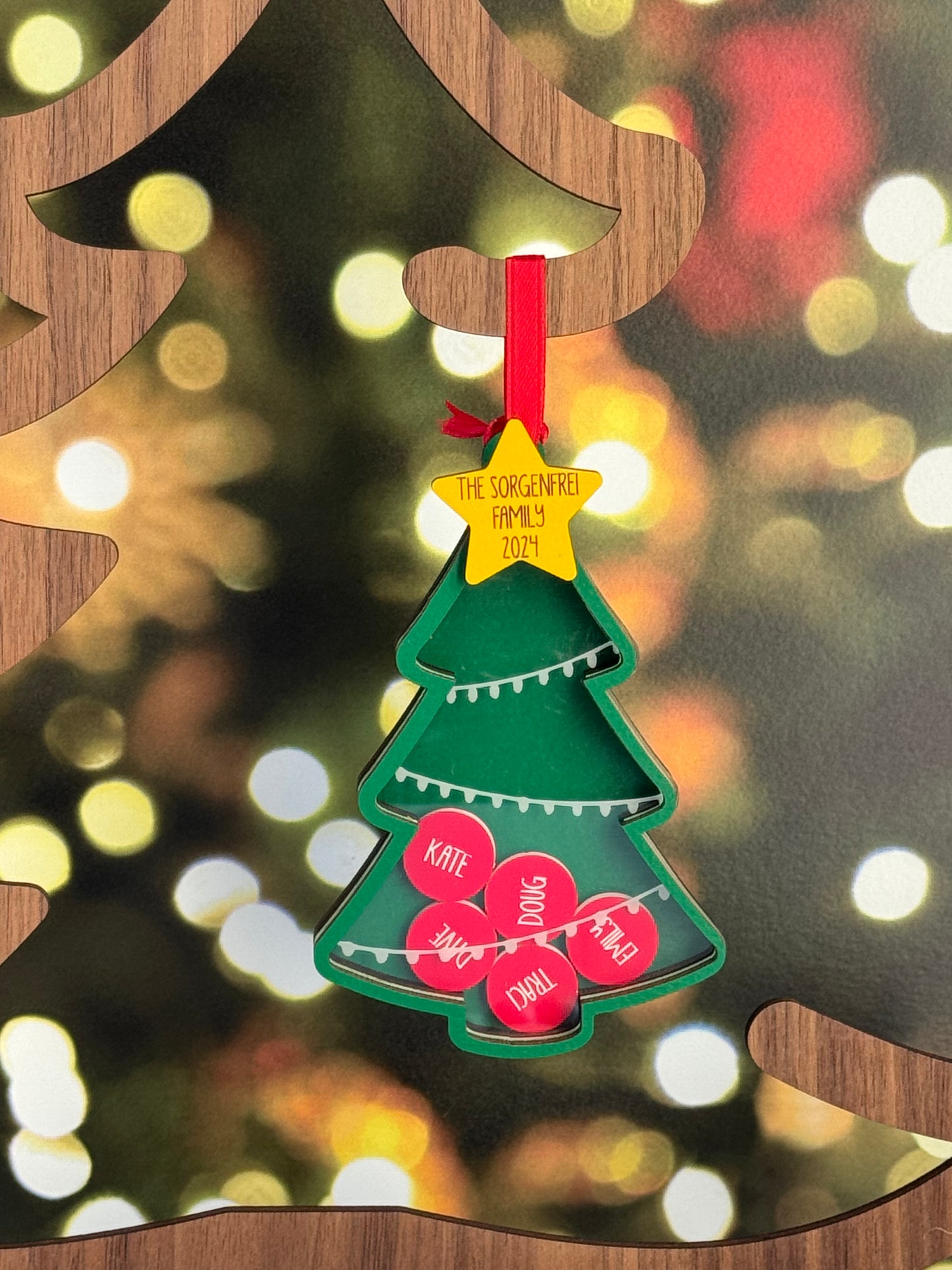 Tree Shaker Ornament