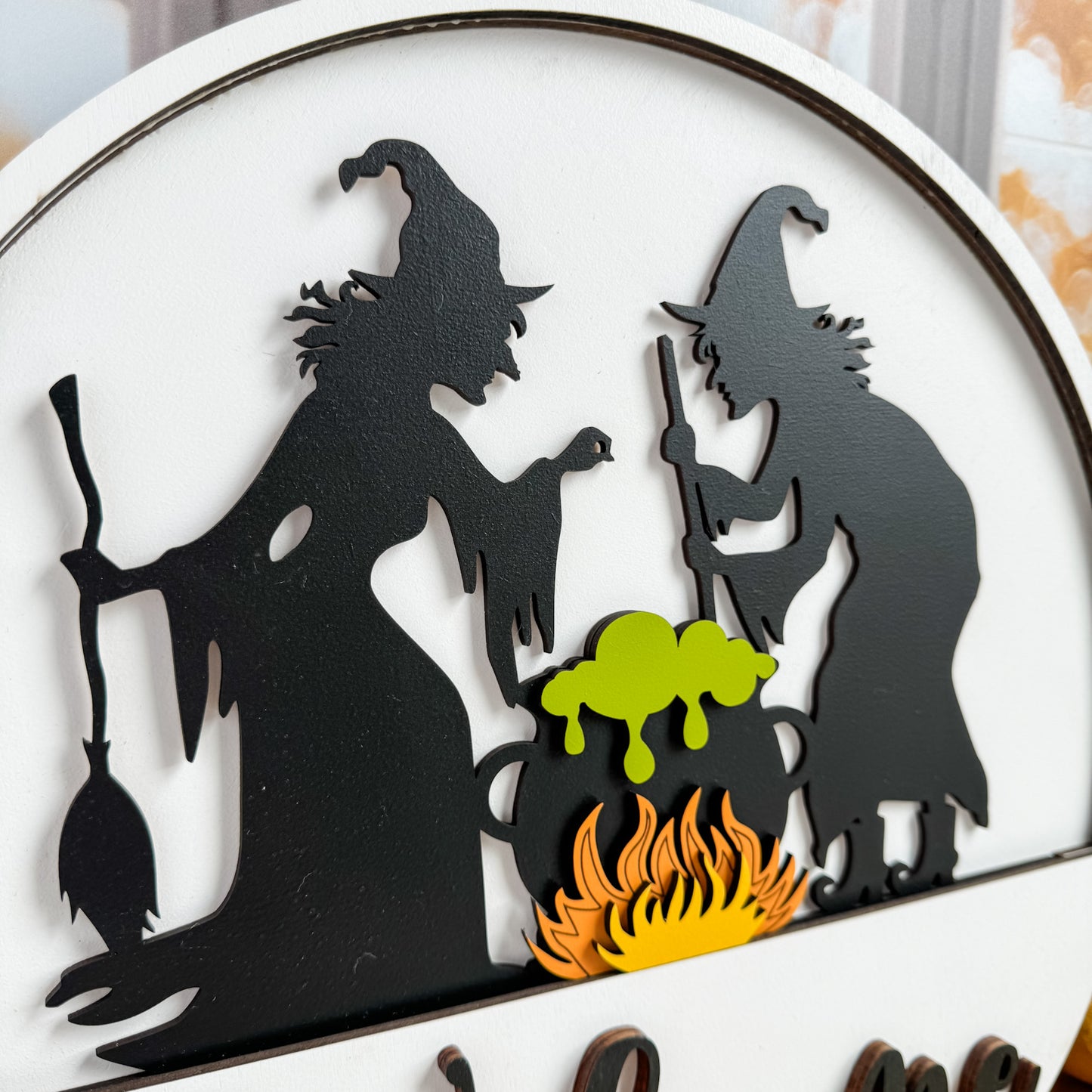 Add On Witches Brew Theme for Interchangeable Round Signs