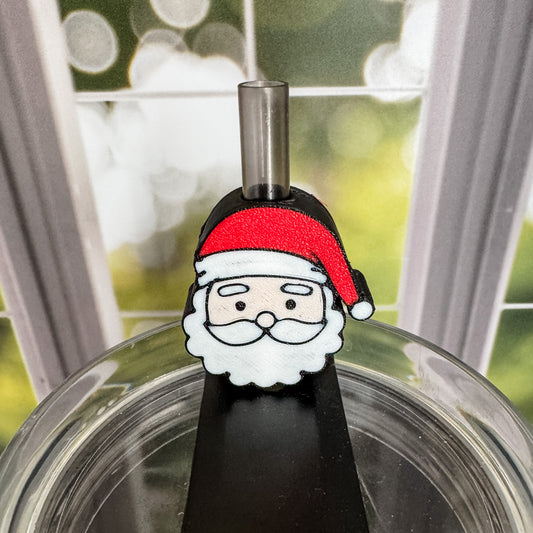 Santa Claus Straw Topper