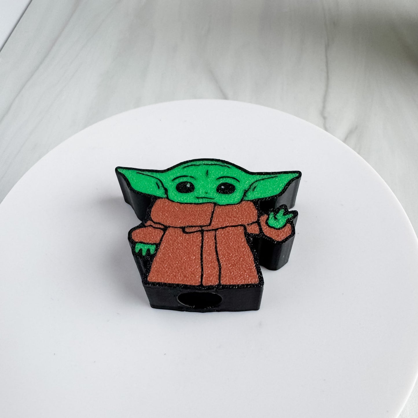 Baby Yoda Straw Topper