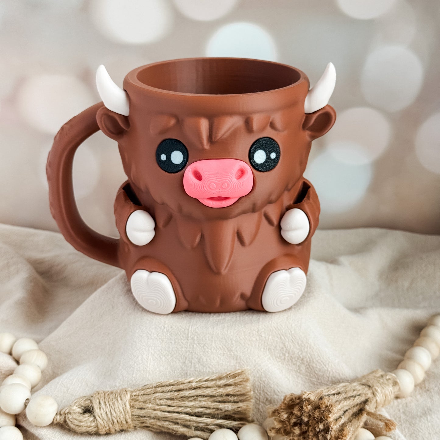 Ferdinand the Highland Cow Ice Cream Pint Hugger